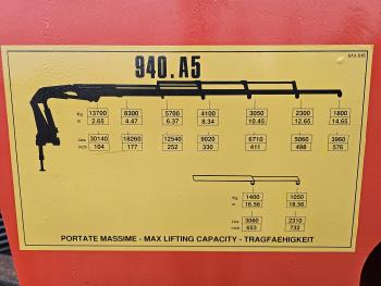 DAF CF 85.330 ATI / 40 t/m CRANE / KRAN / 8.500 km!